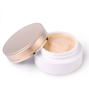 Face cream moisturizer on white